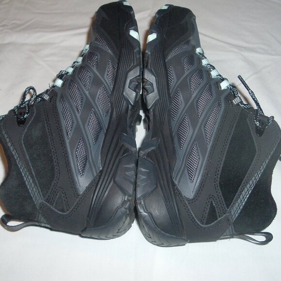 Merrell Women's Size 9 Moab Mid Waterproof Hiking Boots Grey Granite WORN ONCE? - Picture 4 of 7